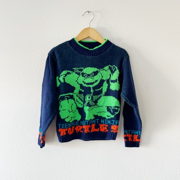 Teenage Mutant Ninja Turtles Other - VINTAGE | Ninja Turtles Knit Sweater | 4/5